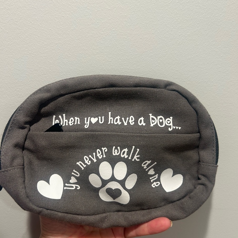 Gray Dog Paw Print Accessory